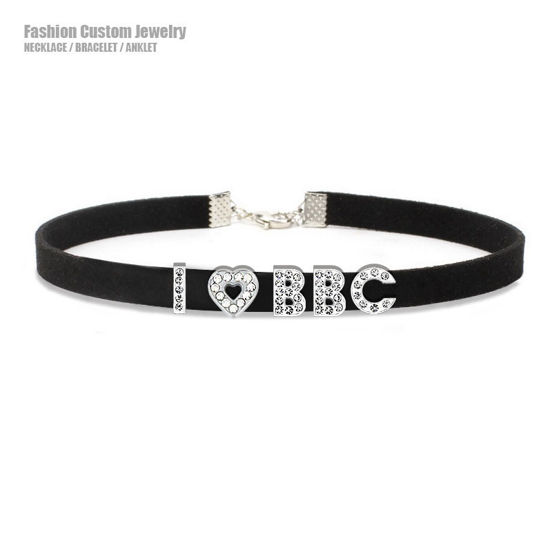 Body Jewelry Goth - Goth Seksi Berlian Imitasi Huruf I