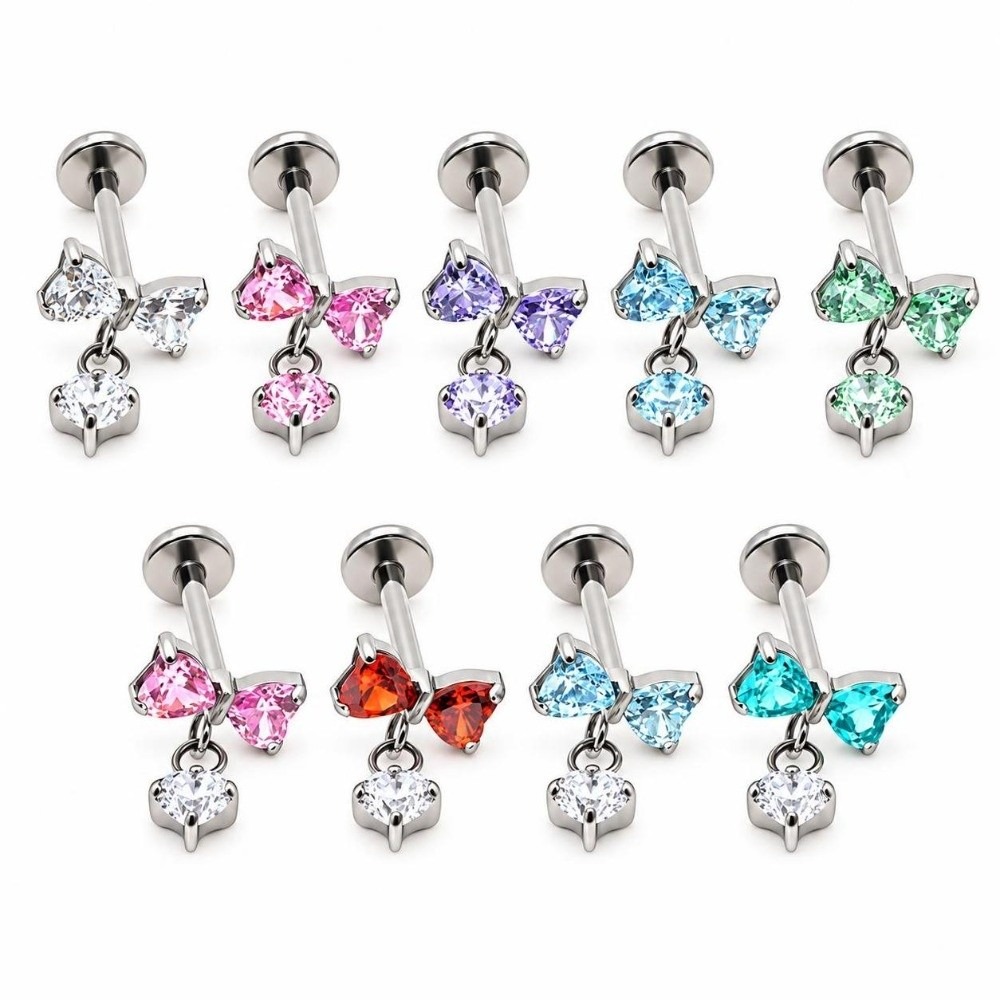Body Jewelry Internally Threaded - Anting Tusuk Tulang Rawan Titanium G23,