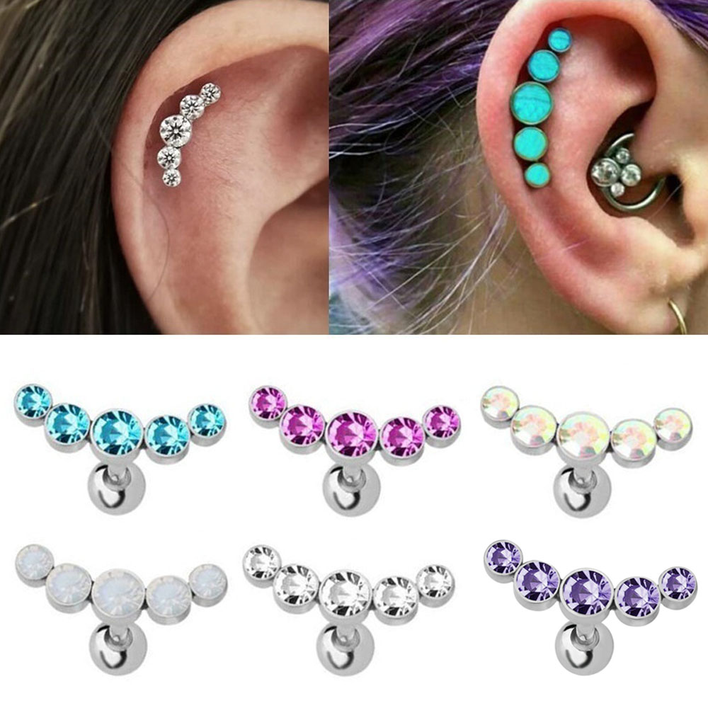 Body Jewelry Earrings - 1Pcs Anting Tusuk Baja Tahan Karat