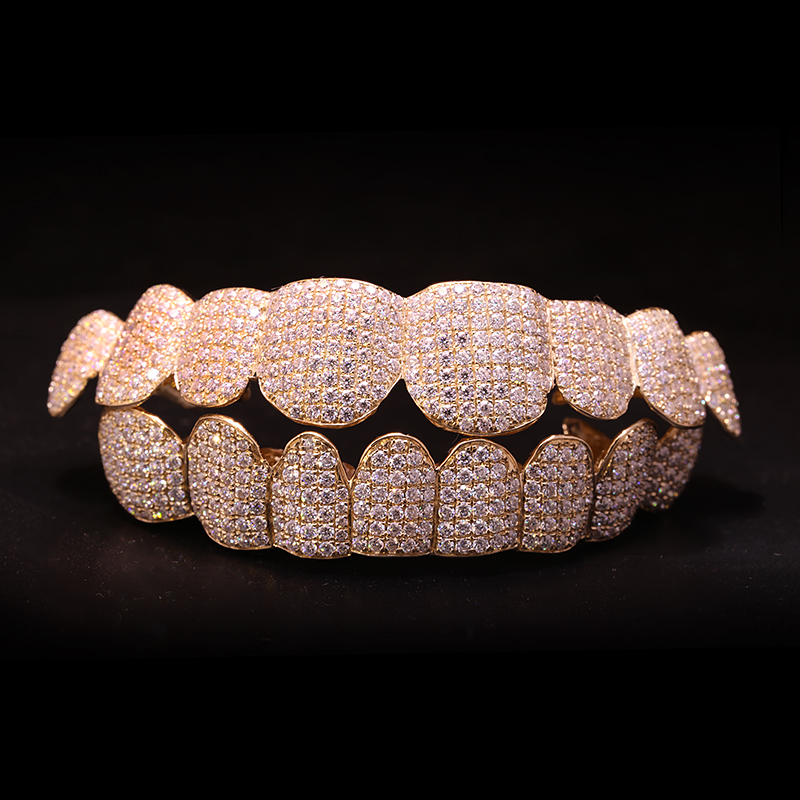 Yellow Body Jewelry - Berlian Tumbuh Lab Kustom HPHT Grillz