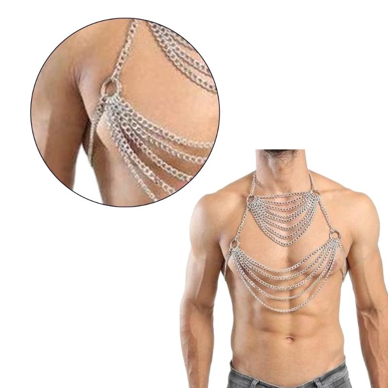 Body Jewelry Harness - Y5GC Punk Body Chain Harness Untuk