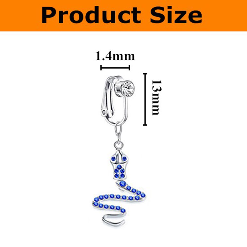 Anting-anting jepit wanita, ci - Body Jewelry Earrings ulasan dan harga