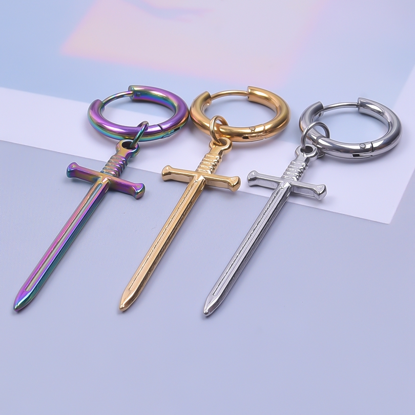 Anting-Anting Pedang untuk Wan - Body Jewelry Goth ulasan dan harga
