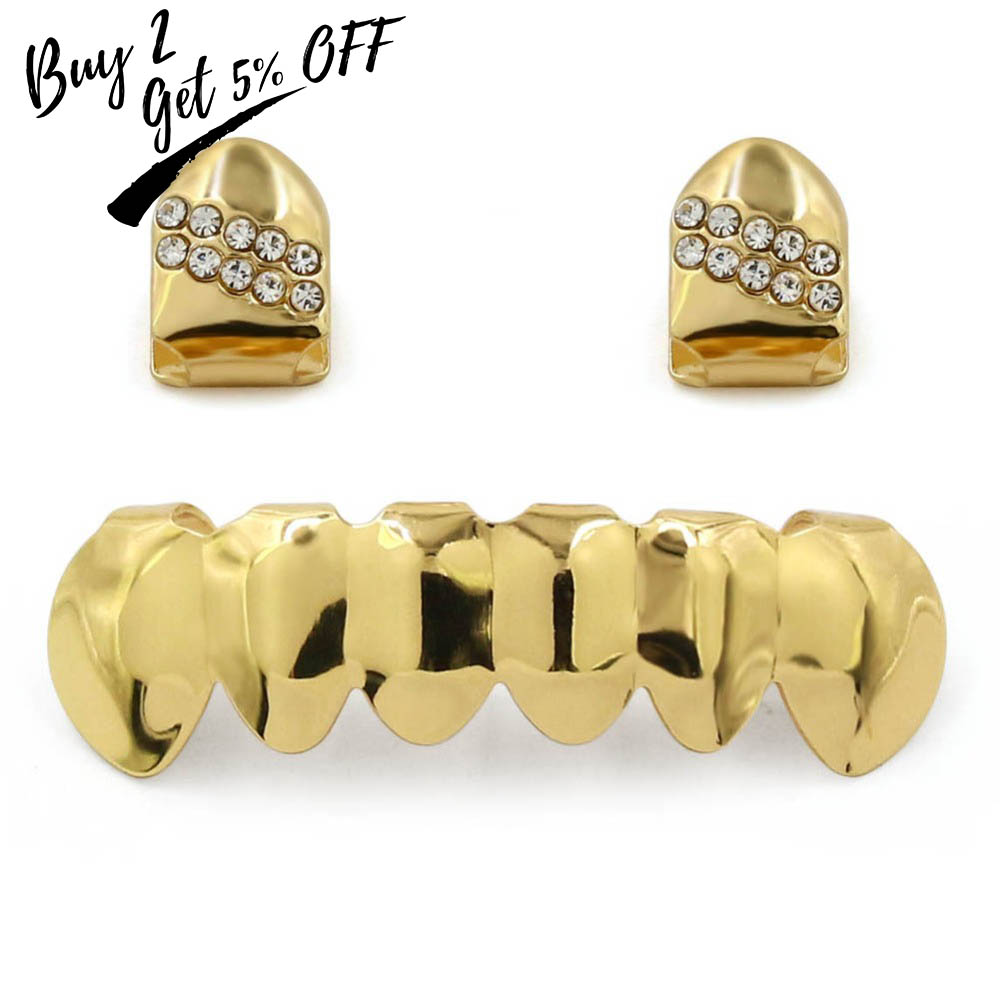 TOPGRILLZ Hip Hop Gangsta Warn - Yellow Body Jewelry ulasan dan harga