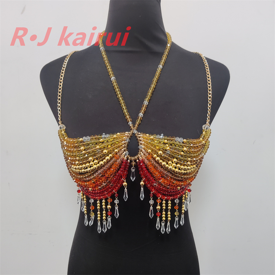 RJ Fashion Seksi Logam Kuning  - Yellow Body Jewelry ulasan dan harga