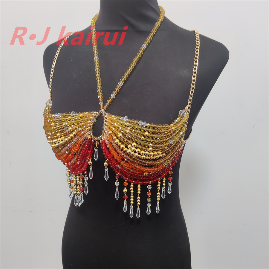 RJ Fashion Seksi Logam Kuning  - Yellow Body Jewelry ulasan dan harga
