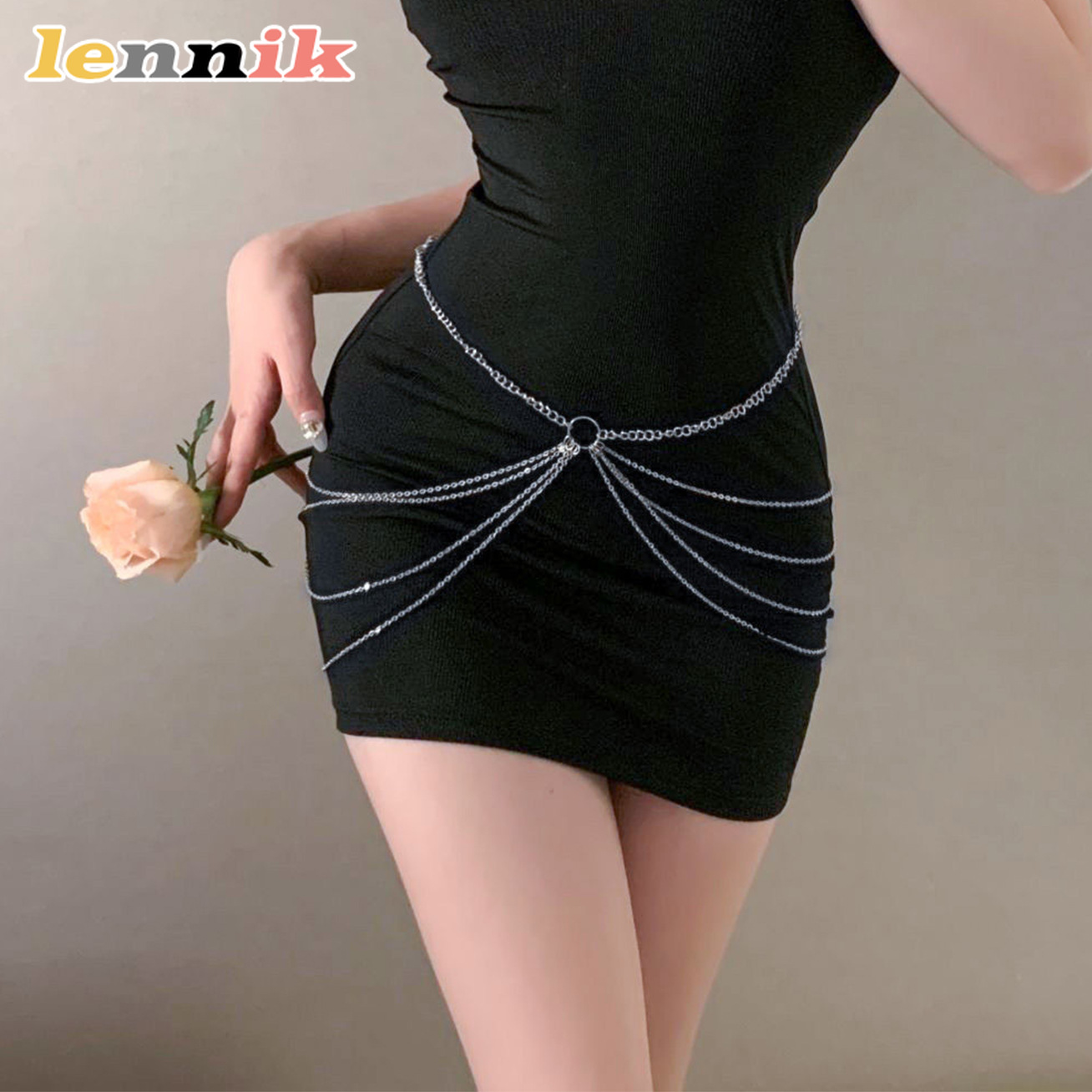 LENNIK Rantai Pinggang Multi-L - Body Jewelry For Sale ulasan dan harga