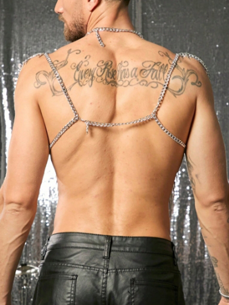 Rantai Tubuh Model Rumbai Seks - Body Jewelry Harness ulasan dan harga