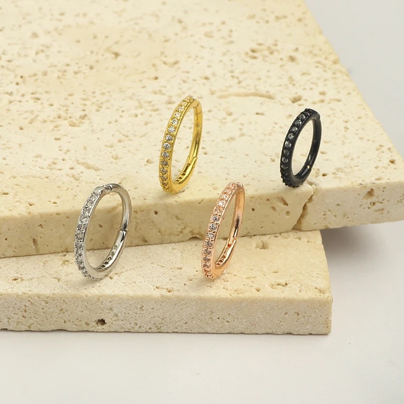 Cincin Hidung CZ Bening 16G, C - Body Jewelry Earrings ulasan dan harga