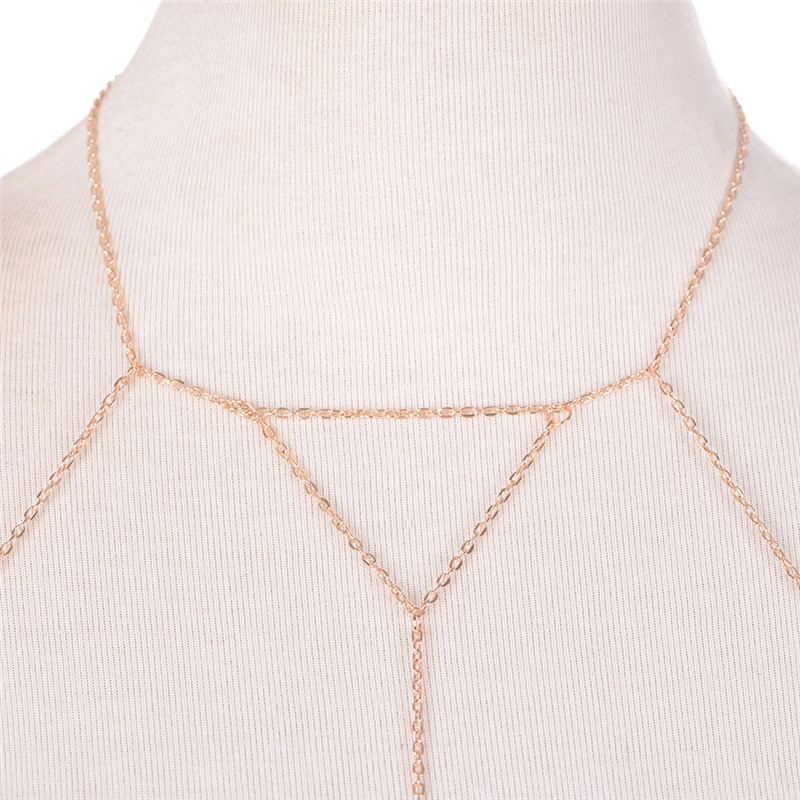 Kalung V rantai modis wanita,  - Body Jewelry Necklace ulasan dan harga