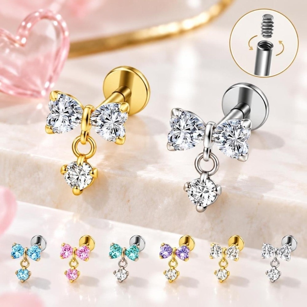 Anting Tusuk Tulang Rawan Tita - Body Jewelry Internally Threaded ulasan dan harga