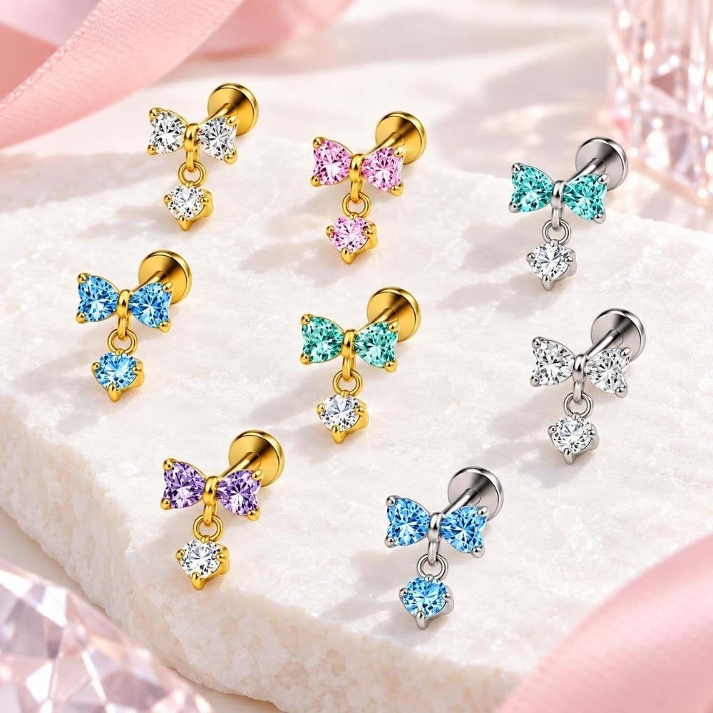 Anting Tusuk Tulang Rawan Tita - Body Jewelry Internally Threaded ulasan dan harga