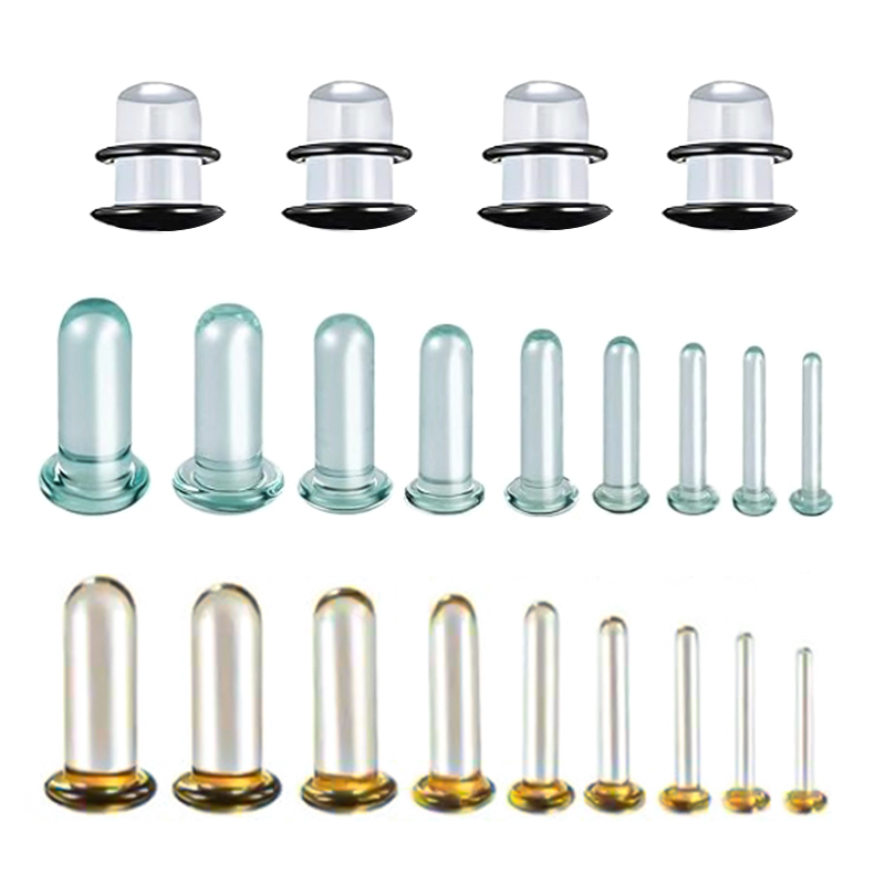 1 Pasang 1.6-16Mm Pengukur Ter - Yellow Body Jewelry ulasan dan harga