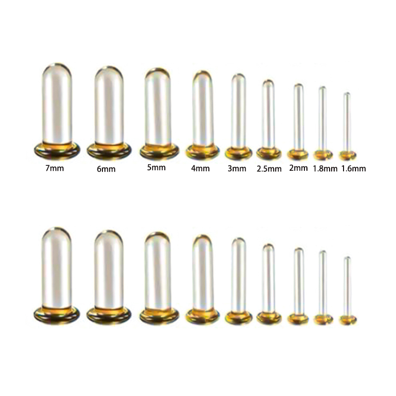1 Pasang 1.6-16Mm Pengukur Ter - Yellow Body Jewelry ulasan dan harga