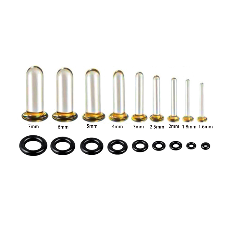 1 Pasang 1.6-16Mm Pengukur Ter - Yellow Body Jewelry ulasan dan harga