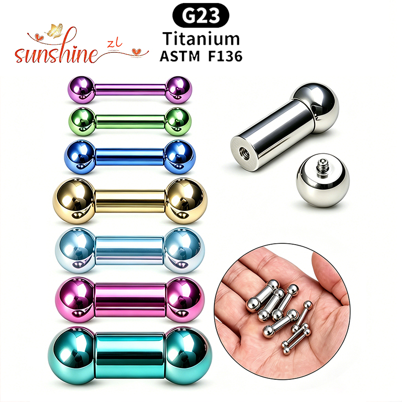 Implant Grade Titanium ASTM F1 - Body Jewelry Internally Threaded ulasan dan harga