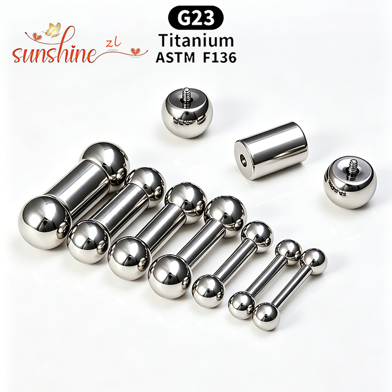 Implant Grade Titanium ASTM F1 - Body Jewelry Internally Threaded ulasan dan harga