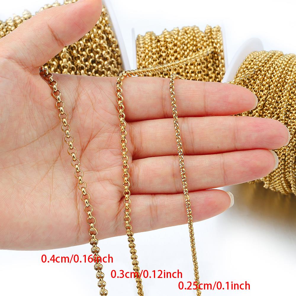 1 Meter Rantai Lingkaran Kecil - Body Jewelry Necklace ulasan dan harga