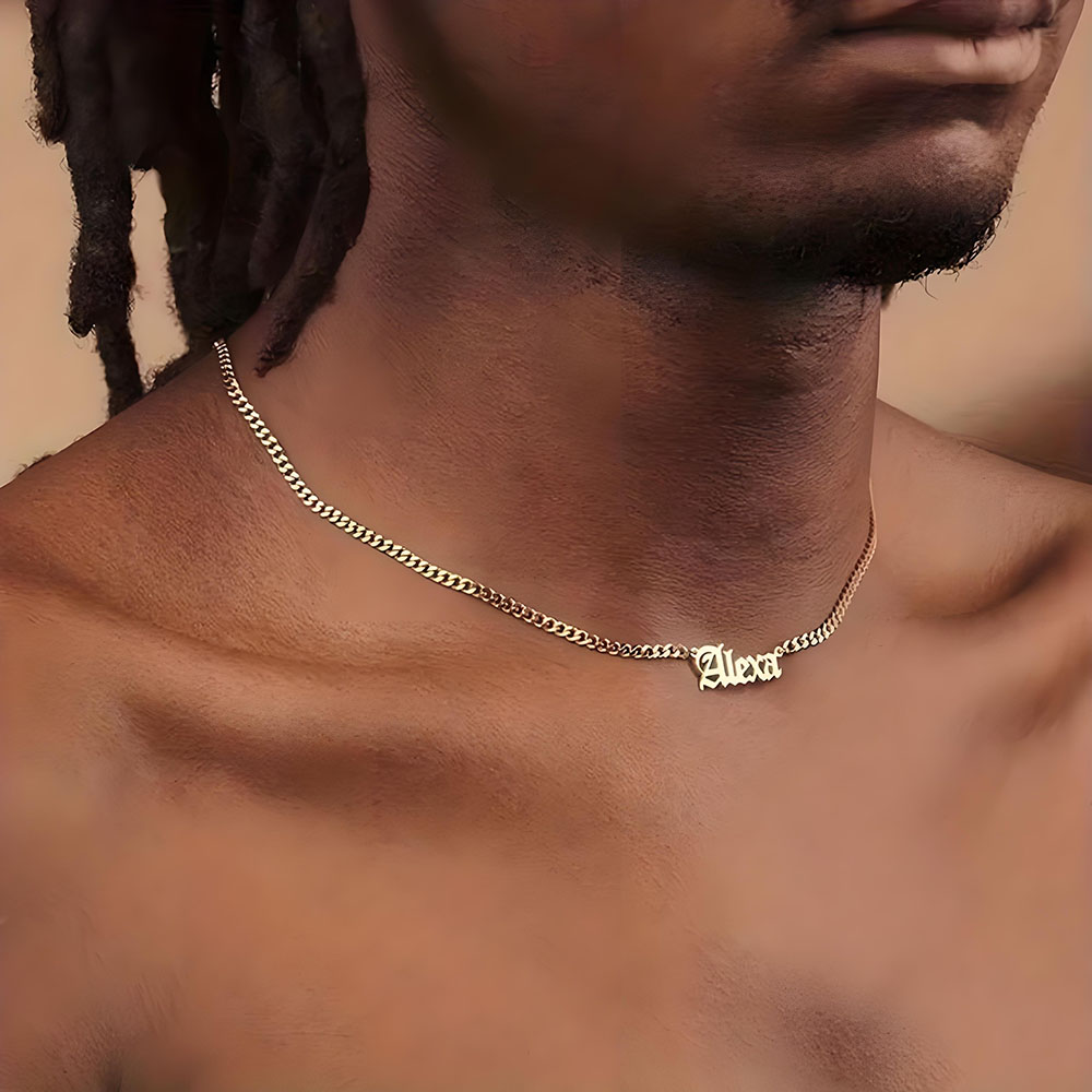 Kalung Choker Kuba dengan Nama - Body Jewelry Goth ulasan dan harga