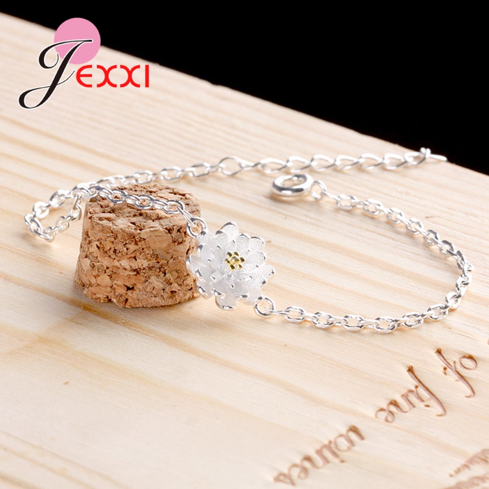 Gelang Perak Murni 925 Bunga T - Yellow Body Jewelry ulasan dan harga