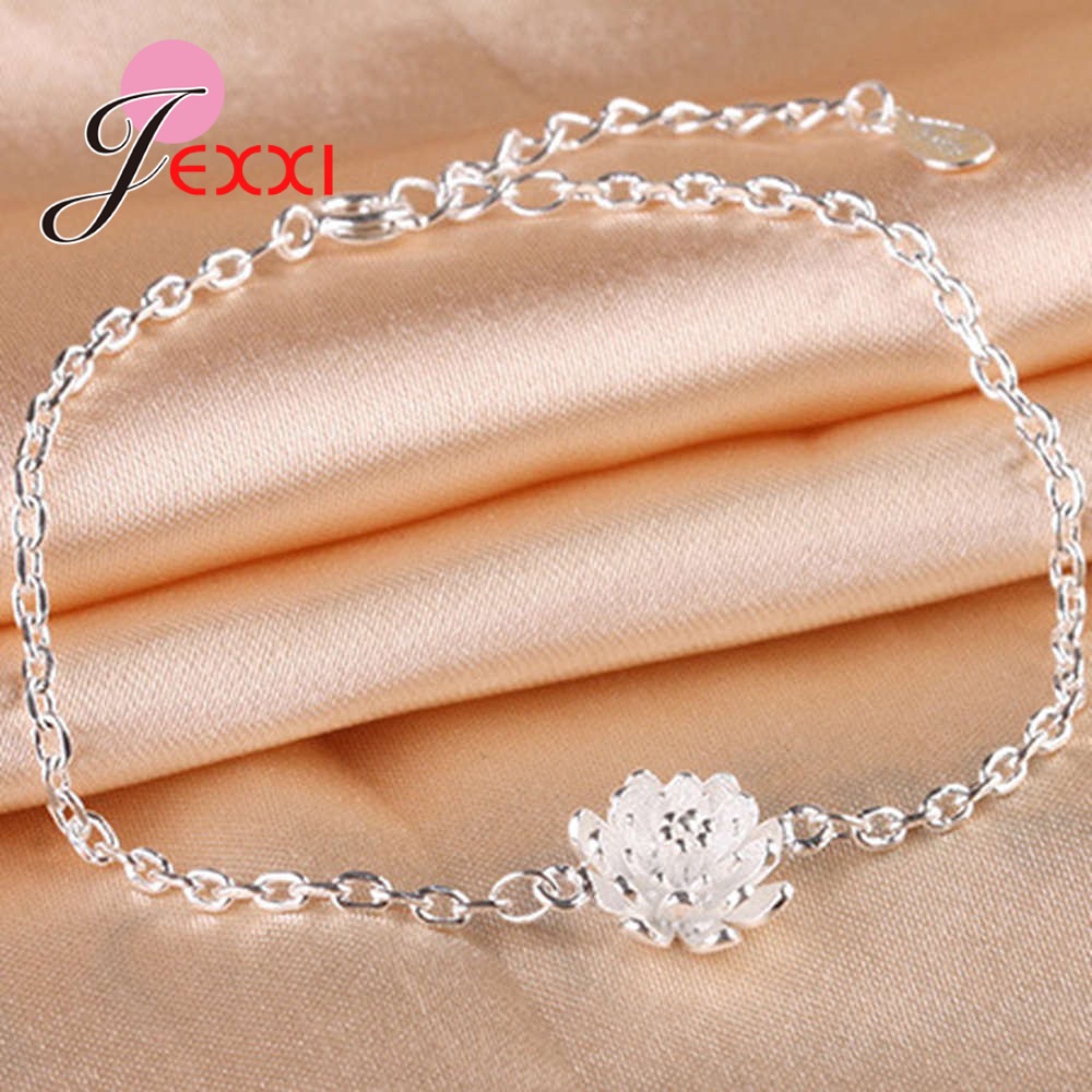 Gelang Perak Murni 925 Bunga T - Yellow Body Jewelry ulasan dan harga