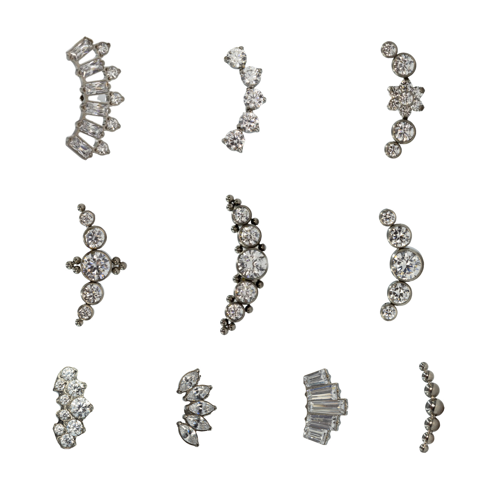 16G Kelas implan Titanium ASTM - Body Jewelry Internally Threaded ulasan dan harga