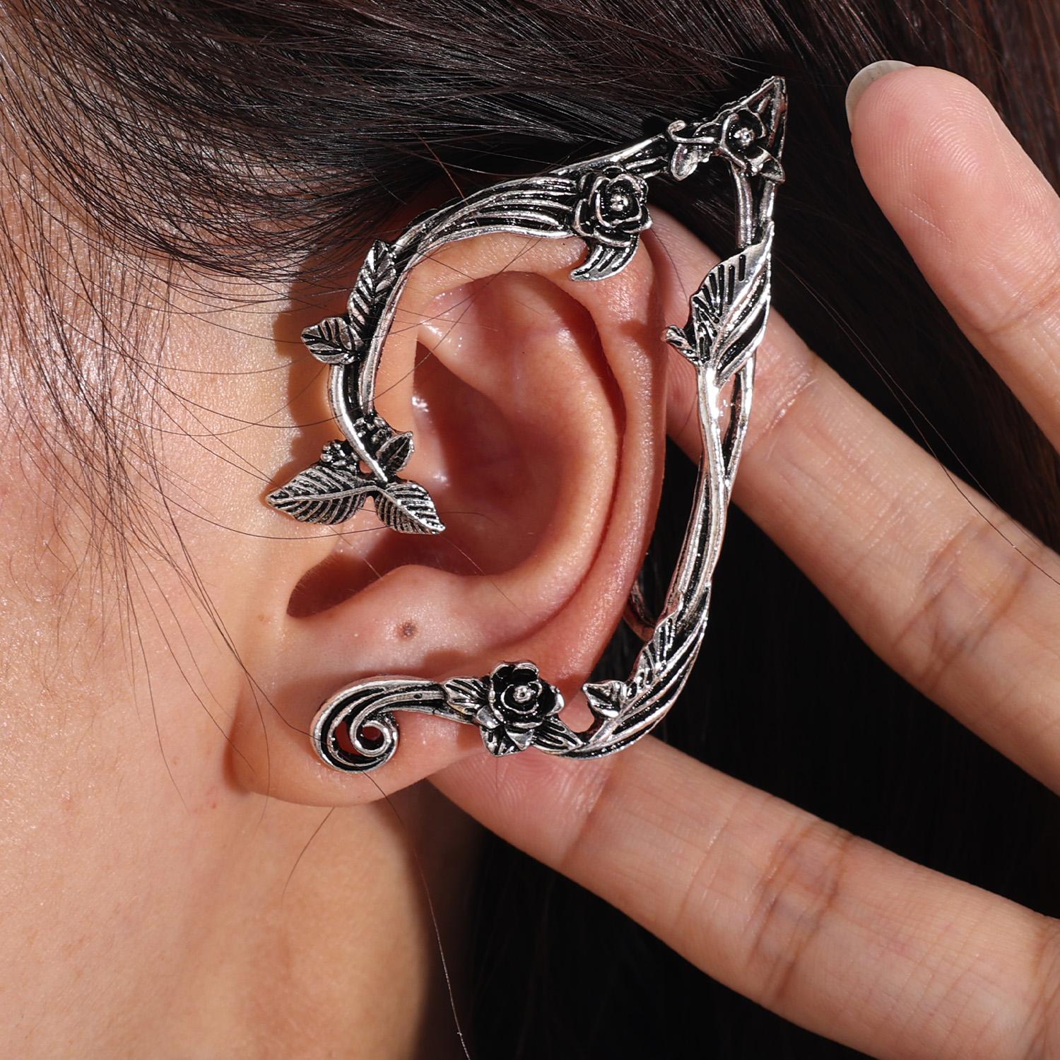 1 Pasang Anting Jepit Telinga  - Body Jewelry Goth ulasan dan harga