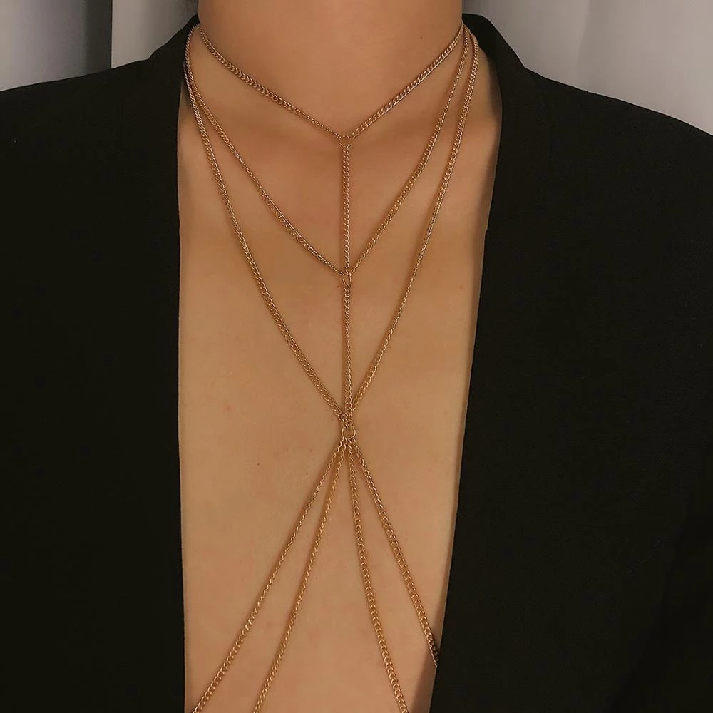 IngeSight.Z Kalung Rantai Gaya - Body Jewelry Necklace ulasan dan harga