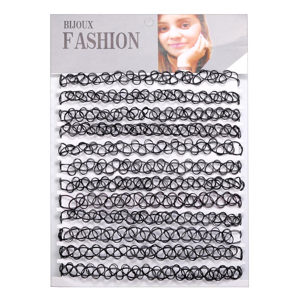 ZS 12 Buah Kalung Choker Melar - Body Jewelry Goth ulasan dan harga