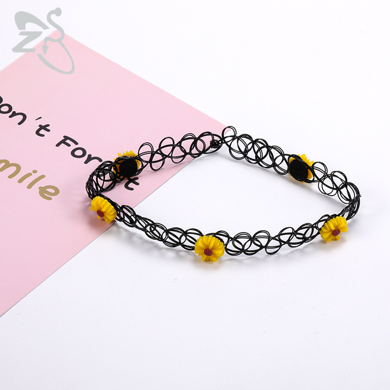 ZS 12 Buah Kalung Choker Melar - Body Jewelry Goth ulasan dan harga