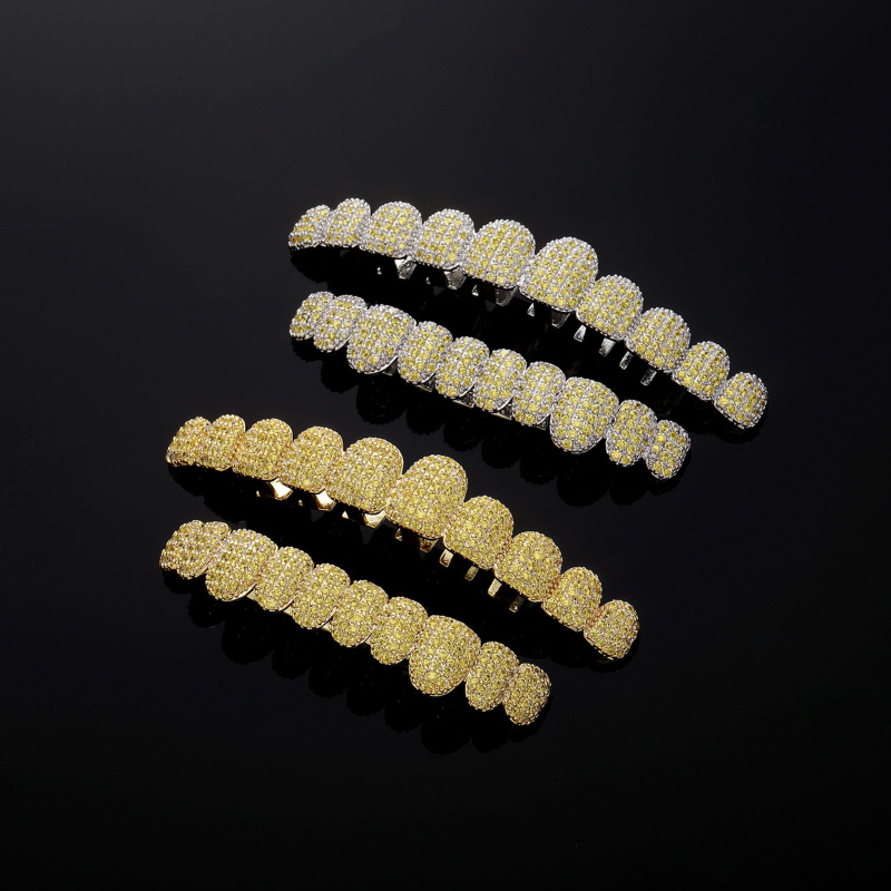 Perhiasan Mulut Hip-Hop Mewah  - Body Jewelry Real Gold ulasan dan harga