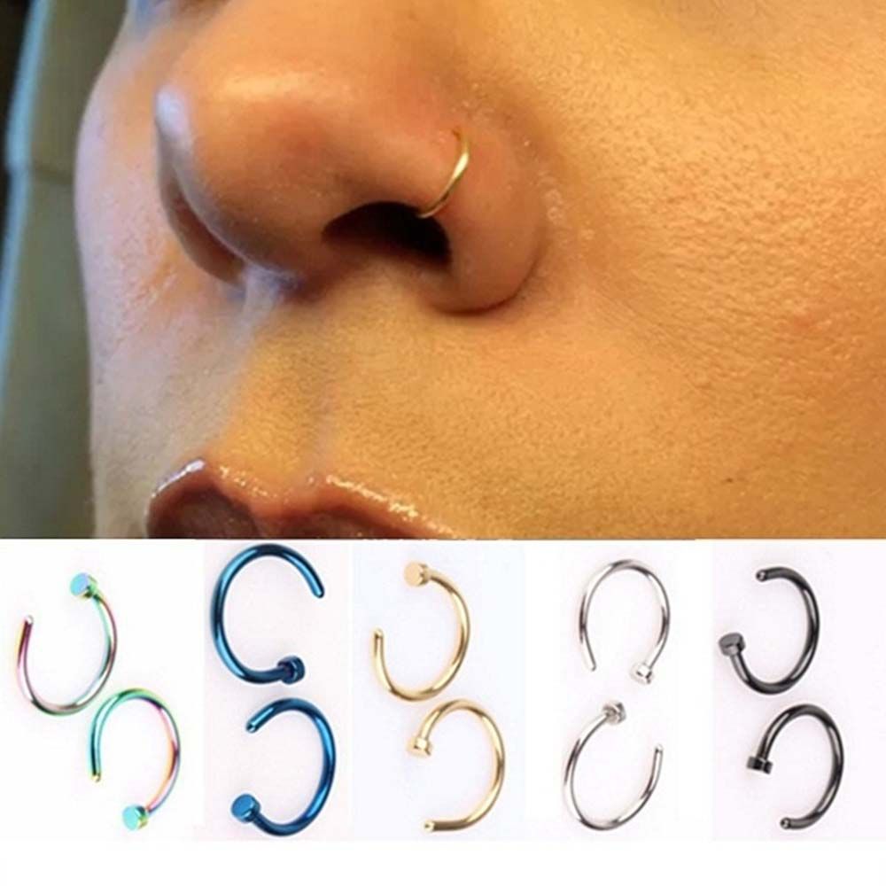 Anting-anting stud berbentuk C - Body Jewelry Earrings ulasan dan harga