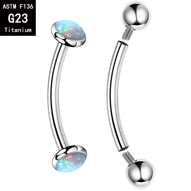 5 Pcs/Lot ASTM F136 Titanium I - Body Jewelry Internally Threaded ulasan dan harga