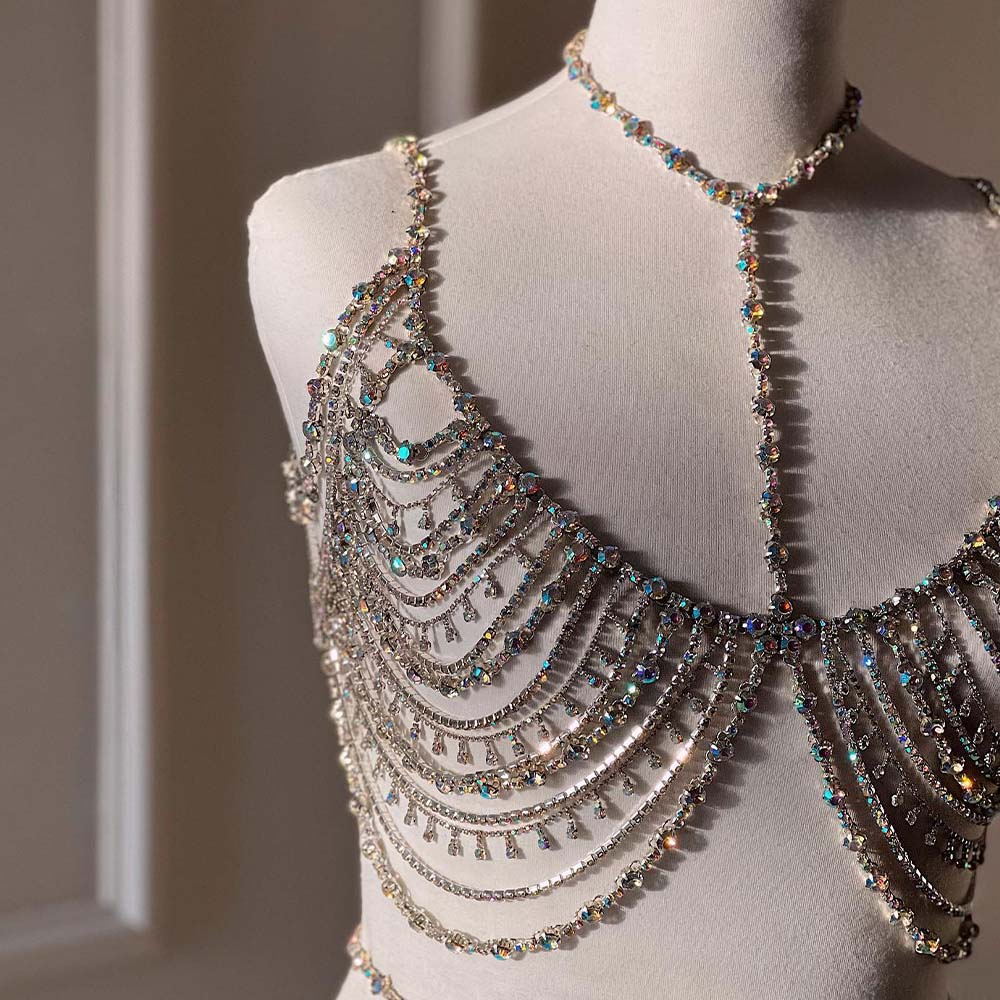Kalung Tubuh Seksi Bertingkat  - Body Jewelry Titanium ulasan dan harga