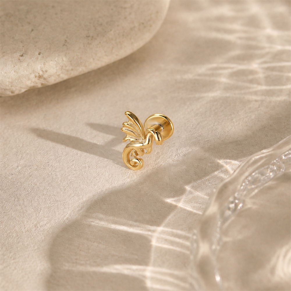 Anting-anting tusuk perak Ster - Body Jewelry Internally Threaded ulasan dan harga