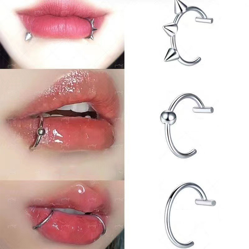 1Pc Cincin Hidung Palsu Stainl - Body Jewelry Earrings ulasan dan harga