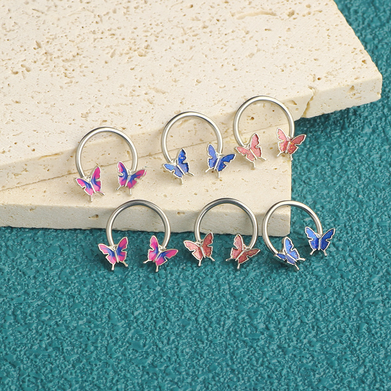 Cincin Septum 16G, Perhiasan T - Body Jewelry Earrings ulasan dan harga