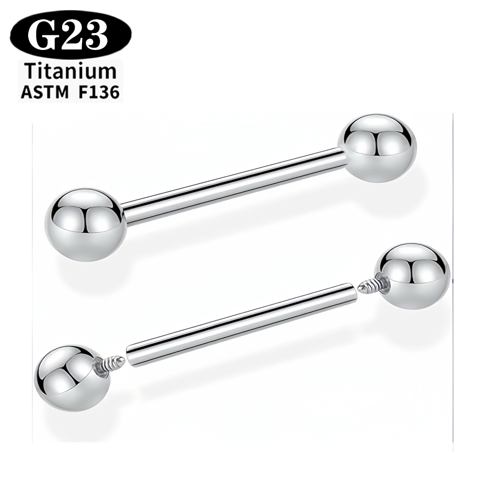 1/5/50PCS ASTM F136 Titanium G - Body Jewelry Internally Threaded ulasan dan harga