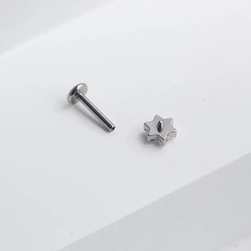 ASTM F136 tindik bunga Titaniu - Body Jewelry Internally Threaded ulasan dan harga