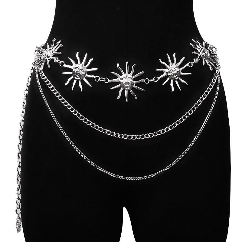 Ikat Pinggang Logam Rantai Pin - Body Jewelry For Sale ulasan dan harga