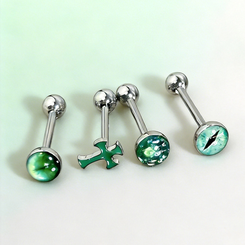 1Pc Perhiasan Tindik Lidah Tit - Body Jewelry Titanium ulasan dan harga