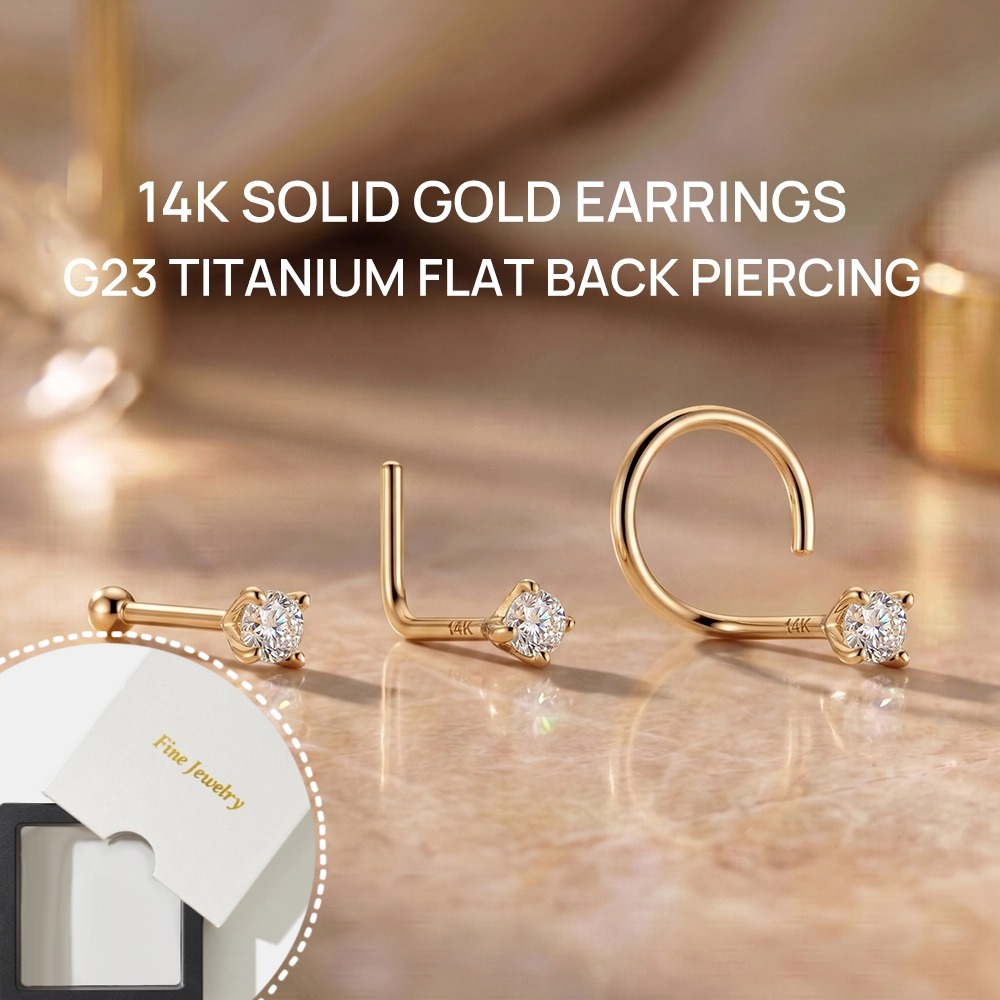 Anting Hidung Minimalis DIeSch - Yellow Body Jewelry ulasan dan harga