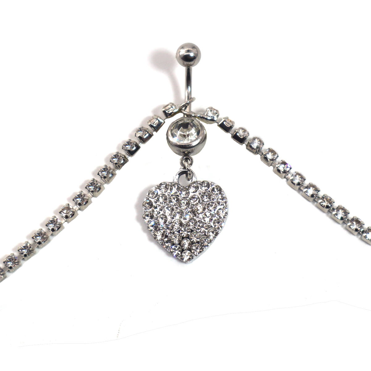 Rantai Pinggang Cincin Pusar B - Body Jewelry Titanium ulasan dan harga