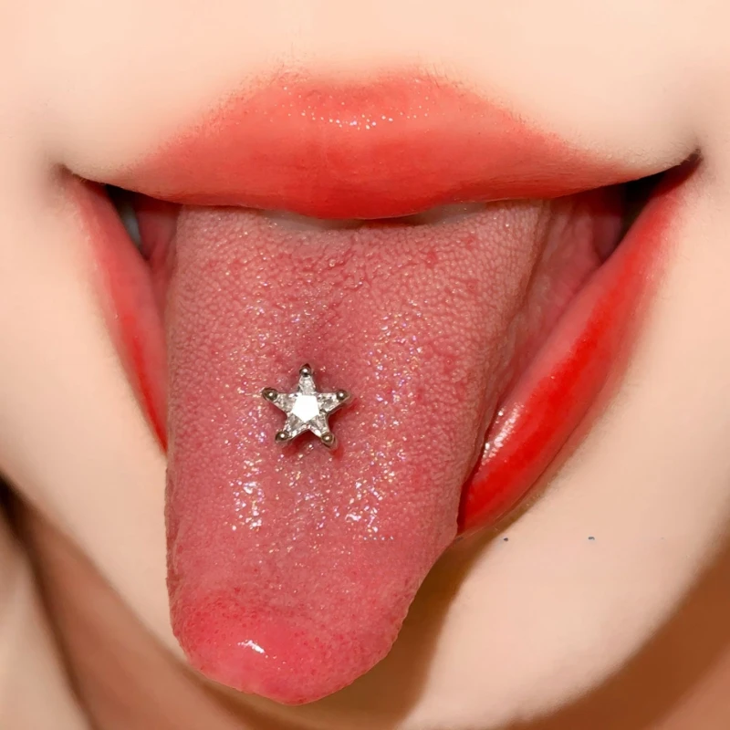 Perhiasan tindik lidah berbent - Body Jewelry Titanium ulasan dan harga