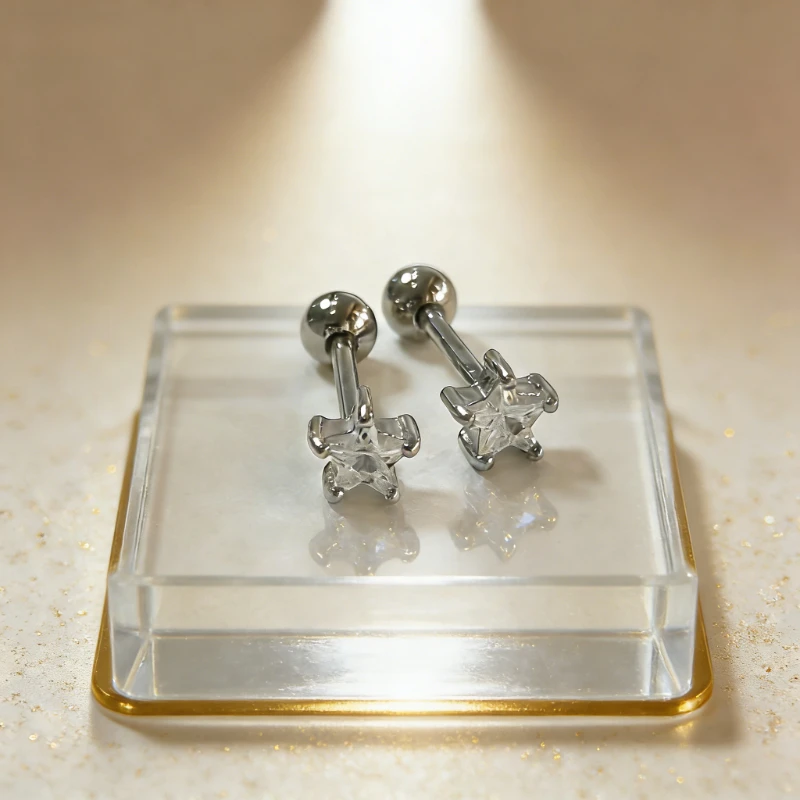 Perhiasan tindik lidah berbent - Body Jewelry Titanium ulasan dan harga