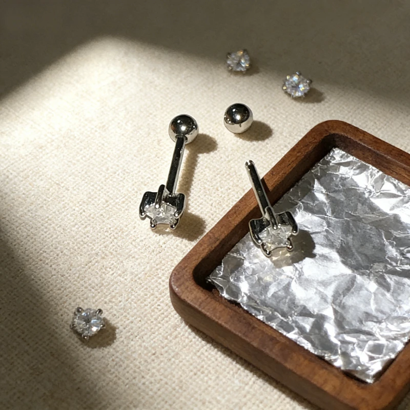 Perhiasan tindik lidah berbent - Body Jewelry Titanium ulasan dan harga