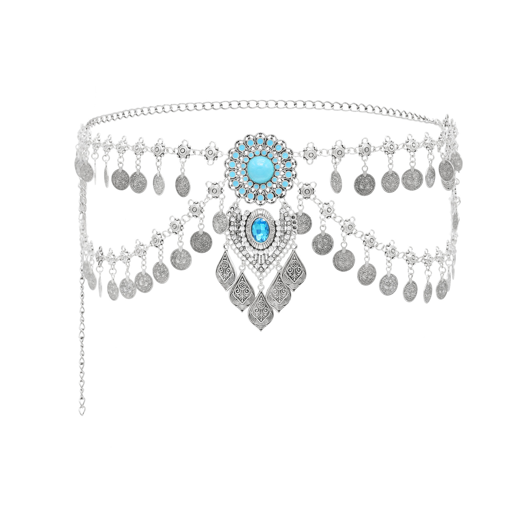 Rantai pinggang koin Bohemian  - Body Jewelry For Sale ulasan dan harga