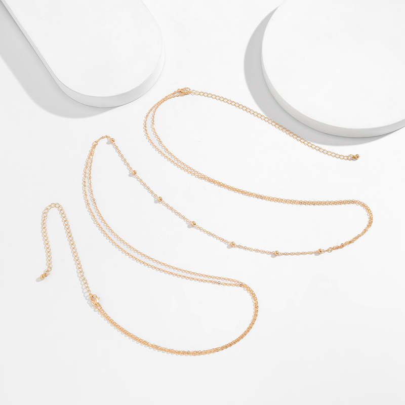 Kalung Rantai Tubuh Sederhana  - Body Jewelry Necklace ulasan dan harga