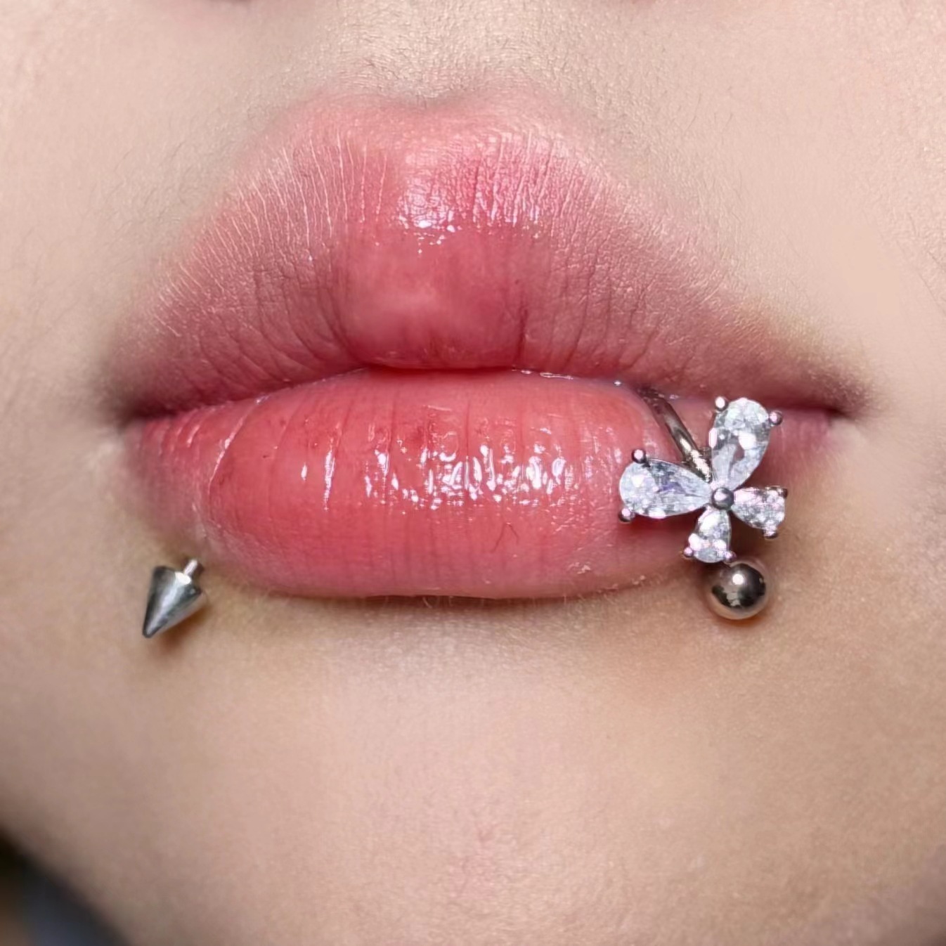 Cincin Bibir Titanium ASTM F13 - Body Jewelry Earrings ulasan dan harga