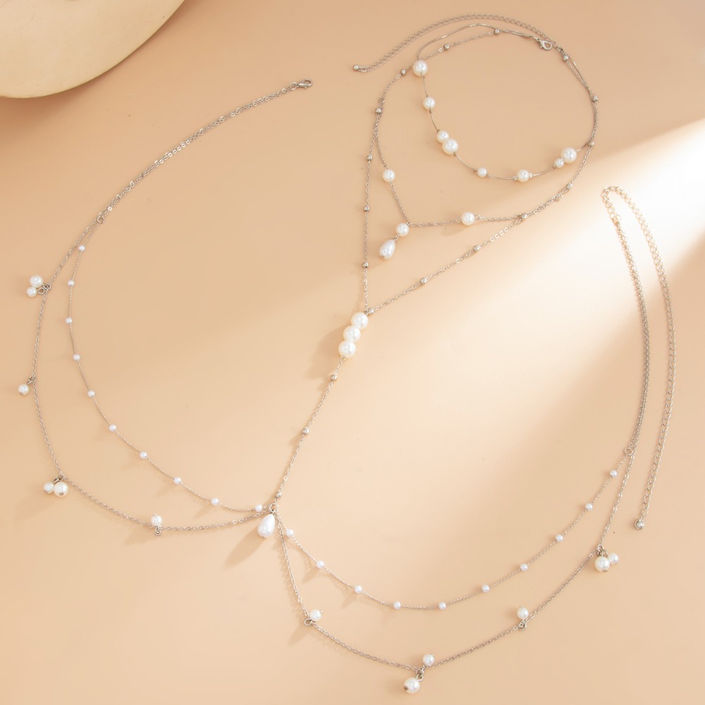 Kalung Mutiara Imitasi Multi L - Body Jewelry Necklace ulasan dan harga